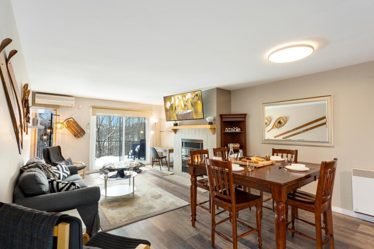Tremblant Rocher Soleil Ski In Ski Out 2 Bedroom Mont-Tremblant Eksteriør billede