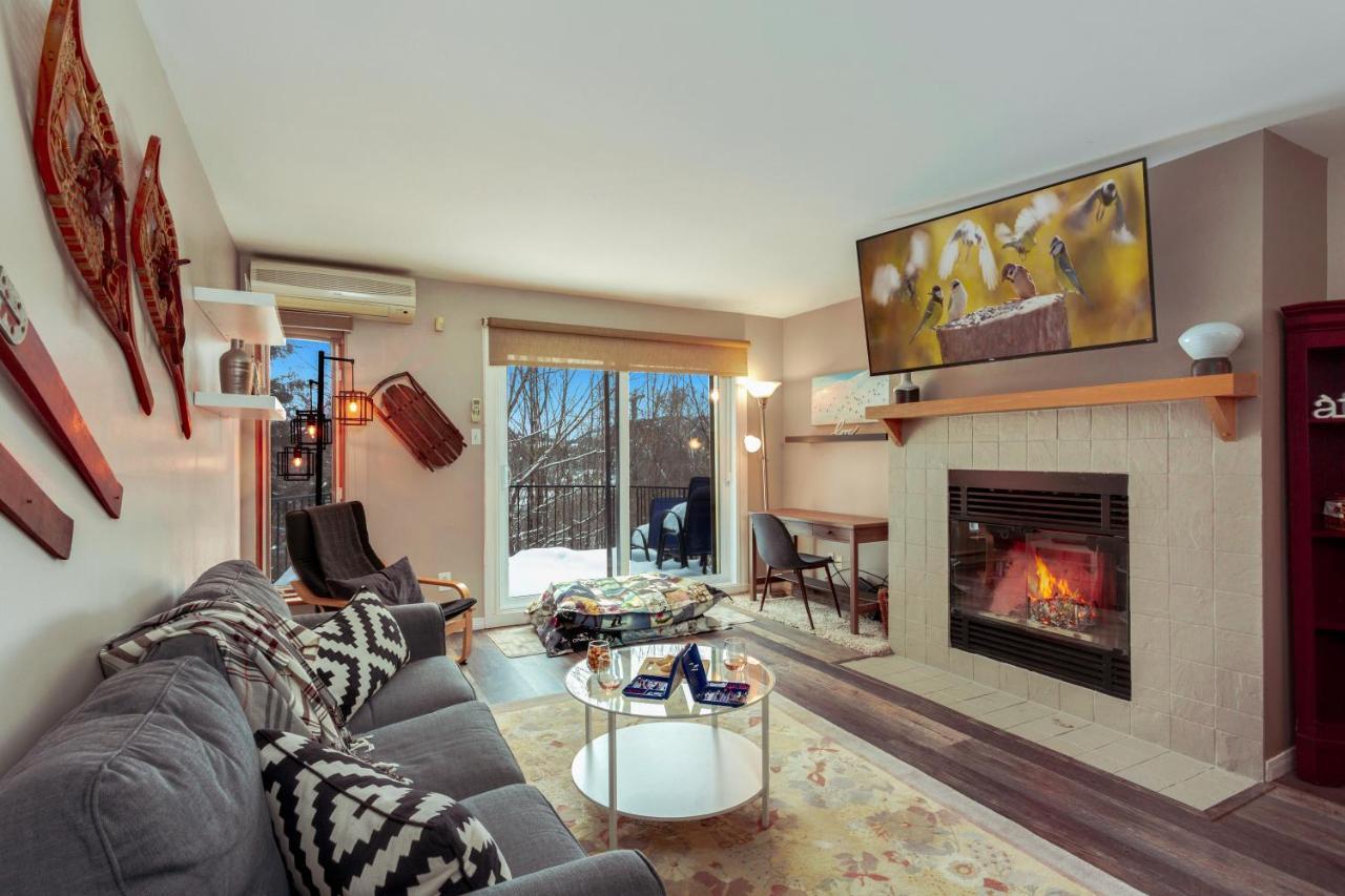 Tremblant Rocher Soleil Ski In Ski Out 2 Bedroom Mont-Tremblant Eksteriør billede